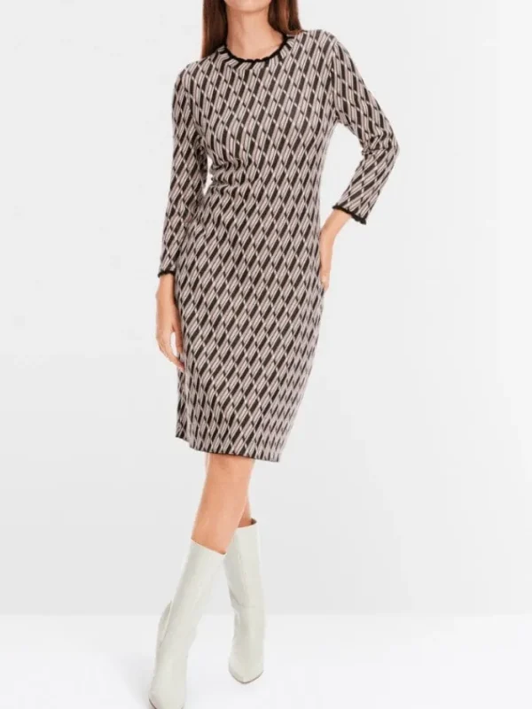 Marc Cain Collections Dresses | Gifts Under £250^Fine Knit Patterned Dress XC 21.44 M15 COL 213