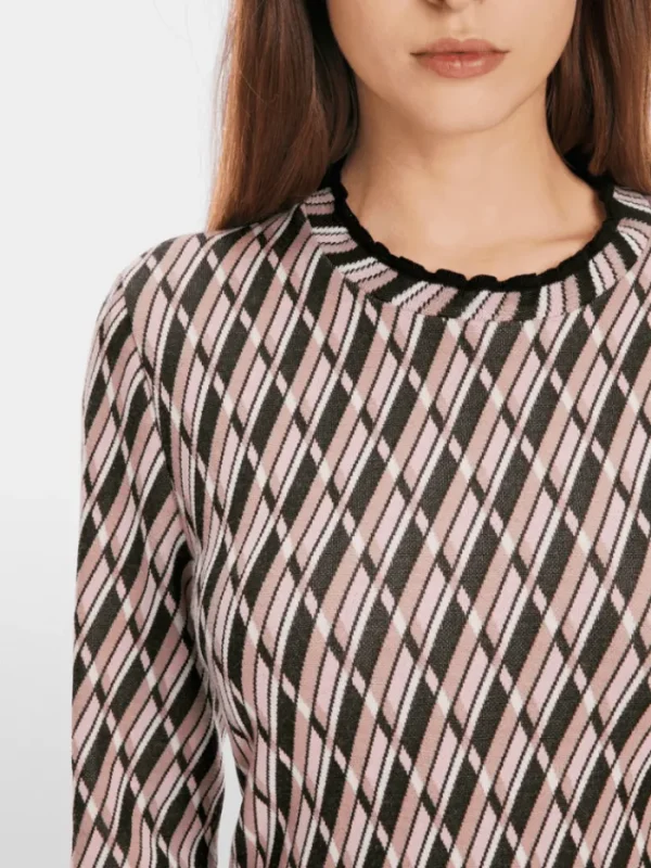 Marc Cain Collections Dresses | Gifts Under £250^Fine Knit Patterned Dress XC 21.44 M15 COL 213