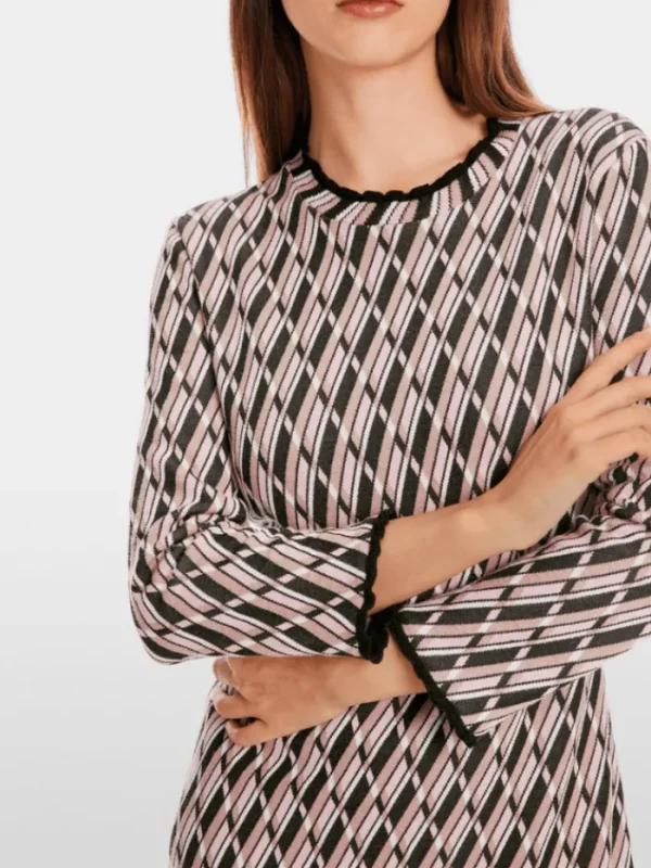 Marc Cain Collections Dresses | Gifts Under £250^Fine Knit Patterned Dress XC 21.44 M15 COL 213