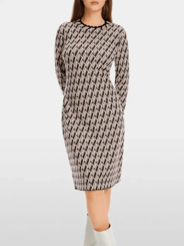 Marc Cain Collections Dresses | Gifts Under £250^Fine Knit Patterned Dress XC 21.44 M15 COL 213