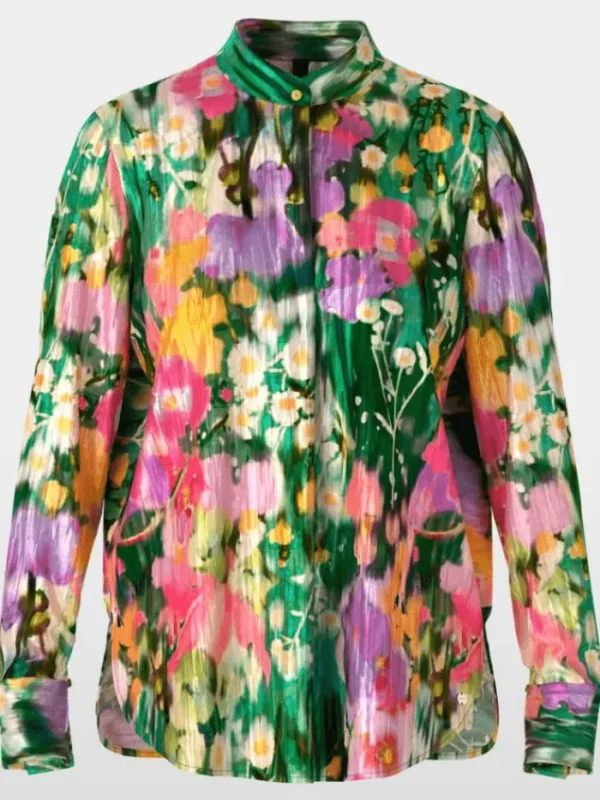 Marc Cain Collections Tops | Gifts Under £100^Floral Print Blouse XC 51.22 W04 COL 558