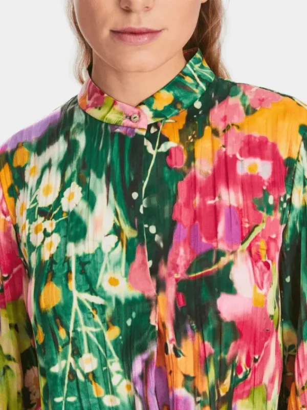 Marc Cain Collections Tops | Gifts Under £100^Floral Print Blouse XC 51.22 W04 COL 558