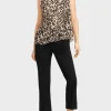 Marc Cain Collections Sweatshirts And T-Shirts | Tops^Leopard Print Top UC 61.13 W36 COL 900