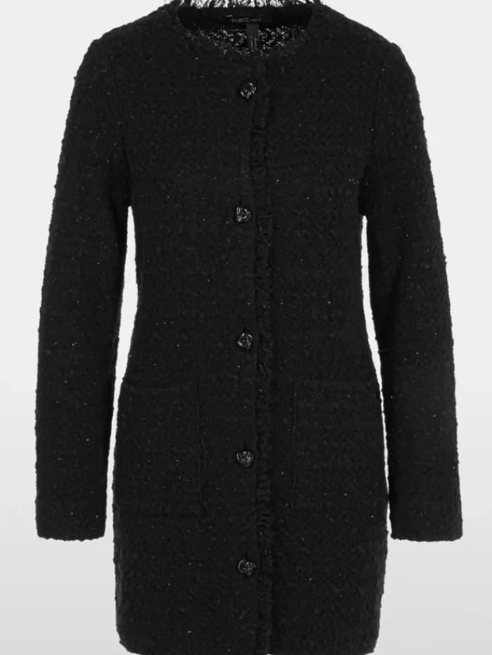 marc_cain_collections_lon_0.webp Marc Cain Collections Coats And Jackets | Luxury Gifts^Long Cardigan In Black XC 39.09 M24 Col 900