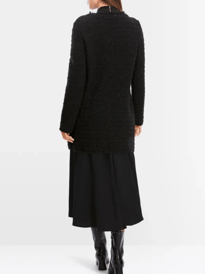 marc_cain_collections_lon_4.webp Marc Cain Collections Coats And Jackets | Luxury Gifts^Long Cardigan In Black XC 39.09 M24 Col 900