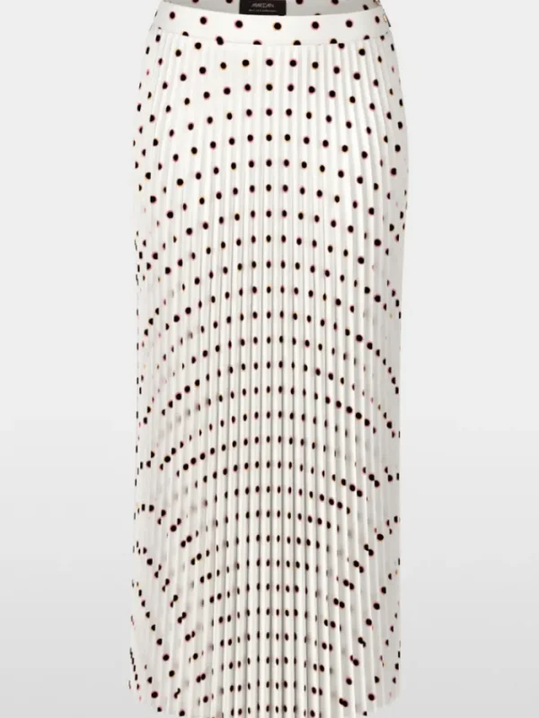 Marc Cain Collections Gifts Under £250^Maxi Pleated Skirt With Polka Dot Print YC 71.15