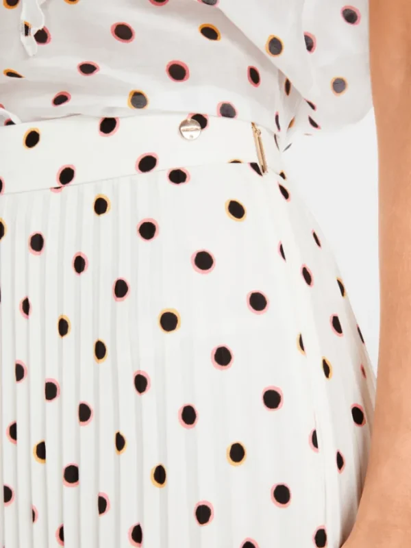 Marc Cain Collections Gifts Under £250^Maxi Pleated Skirt With Polka Dot Print YC 71.15