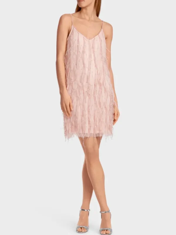 Marc Cain Collections Dresses | Party Wear^Mini Dress With Feather Appliqué WC 21.64 W87 Co