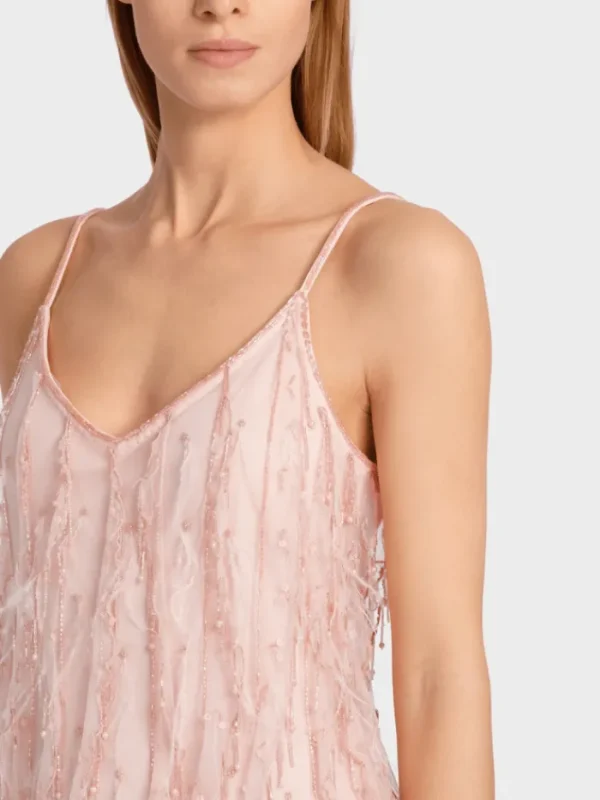 Marc Cain Collections Dresses | Party Wear^Mini Dress With Feather Appliqué WC 21.64 W87 Co