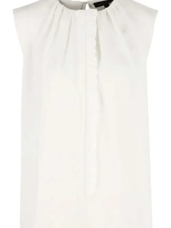 Marc Cain Collections Tops | Gifts Under £100^Off White Top With Ruffle Detail WC 61.13 W39 CO