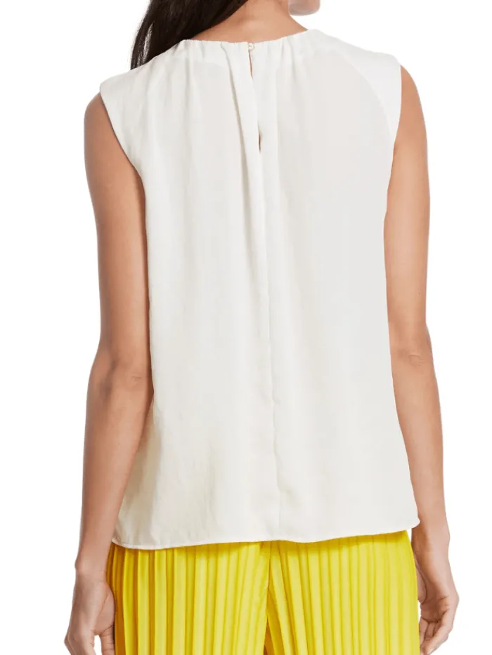 marc_cain_collections_off_2.webp Marc Cain Collections Tops | Gifts Under £100^Off White Top With Ruffle Detail WC 61.13 W39 CO