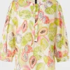 Marc Cain Collections Tops | Gifts Under £100^Pale Lemon Printed Blouse WC 51.26 W27 COL 420