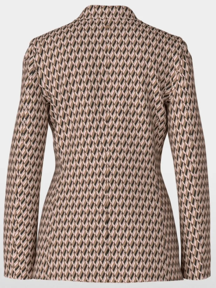 marc_cain_collections_pat_2.webp Marc Cain Collections Coats And Jackets | Gifts Under £250^Patterned Knit Double Breasted Blazer XC 34.27 J
