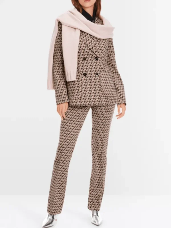 Marc Cain Collections Coats And Jackets | Gifts Under £250^Patterned Knit Double Breasted Blazer XC 34.27 J