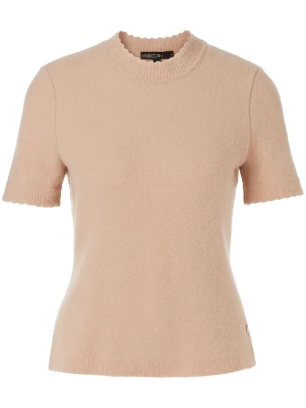 Marc Cain Collections Knitwear | Gifts Under £250^Short Sleeved Camel Jumper XC 41.62 M30 COL 612