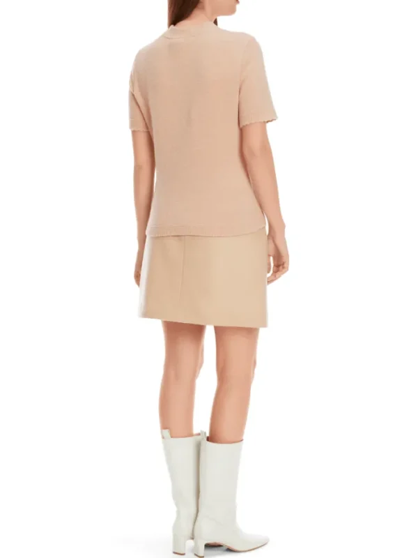 Marc Cain Collections Knitwear | Gifts Under £250^Short Sleeved Camel Jumper XC 41.62 M30 COL 612