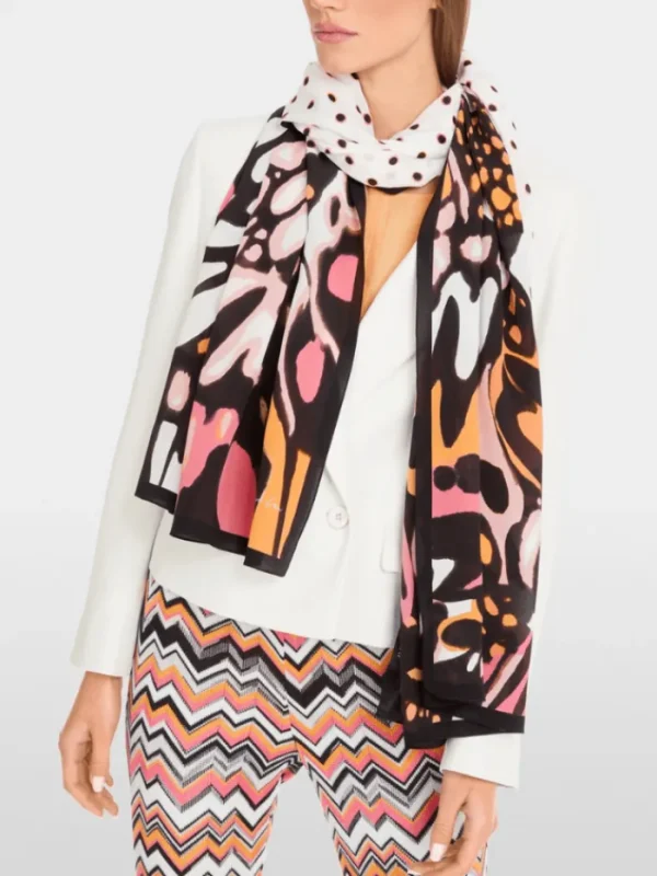 Marc Cain Collections Scarves & Gloves | Gifts Under £250^Silk Scarf In Butterfly Design YC B4.15 Z18 COL