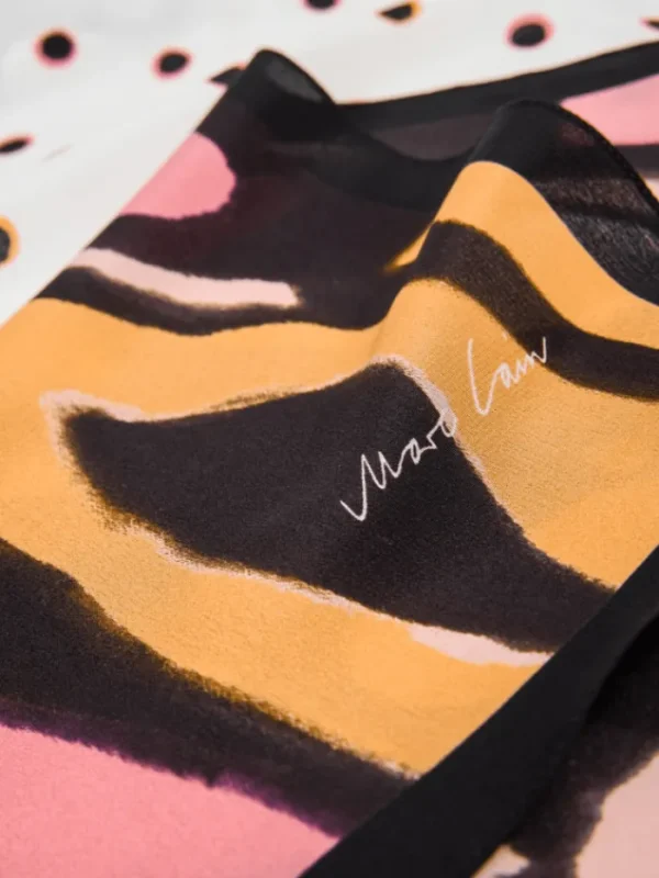 Marc Cain Collections Scarves & Gloves | Gifts Under £250^Silk Scarf In Butterfly Design YC B4.15 Z18 COL