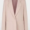 Marc Cain Collections Coats And Jackets | Luxury Gifts^Soft Draped Blazer In Warm Rose XC 34.38 W84 Col