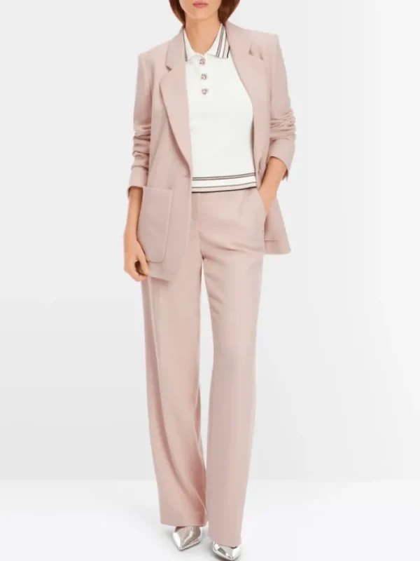 Marc Cain Collections Coats And Jackets | Luxury Gifts^Soft Draped Blazer In Warm Rose XC 34.38 W84 Col