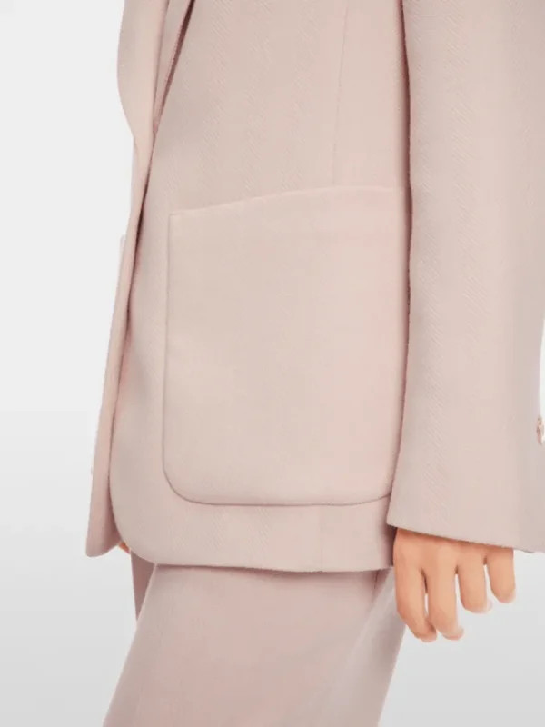 Marc Cain Collections Coats And Jackets | Luxury Gifts^Soft Draped Blazer In Warm Rose XC 34.38 W84 Col