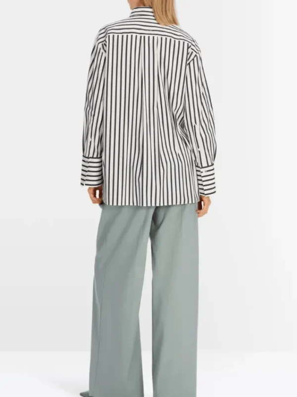 Marc Cain Collections Tops | Gifts Under £250^Striped Blouse With Rhinestones XC 51.13 W28 COL