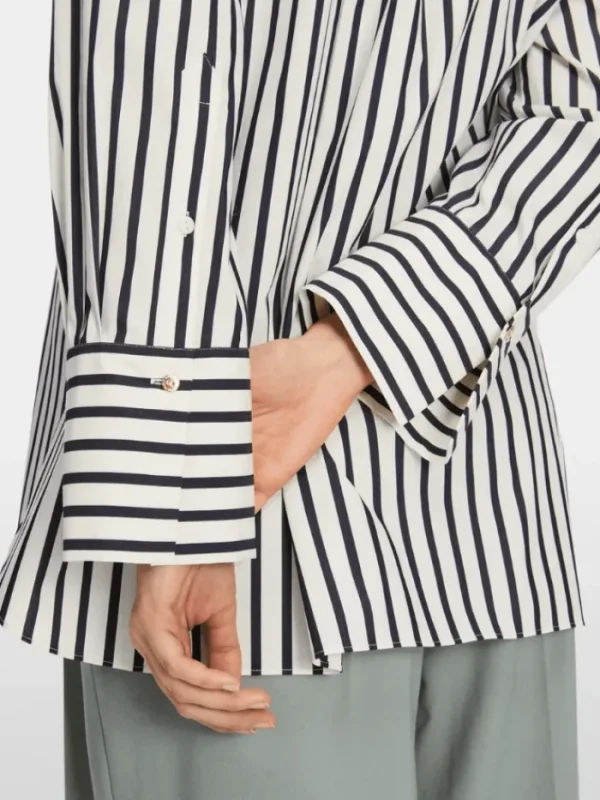 Marc Cain Collections Tops | Gifts Under £250^Striped Blouse With Rhinestones XC 51.13 W28 COL