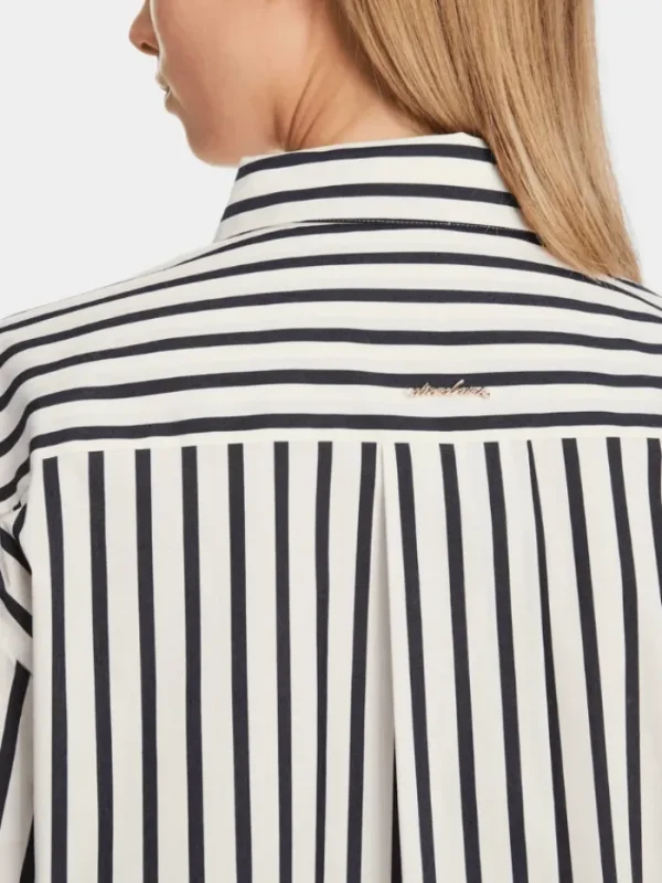 Marc Cain Collections Tops | Gifts Under £250^Striped Blouse With Rhinestones XC 51.13 W28 COL