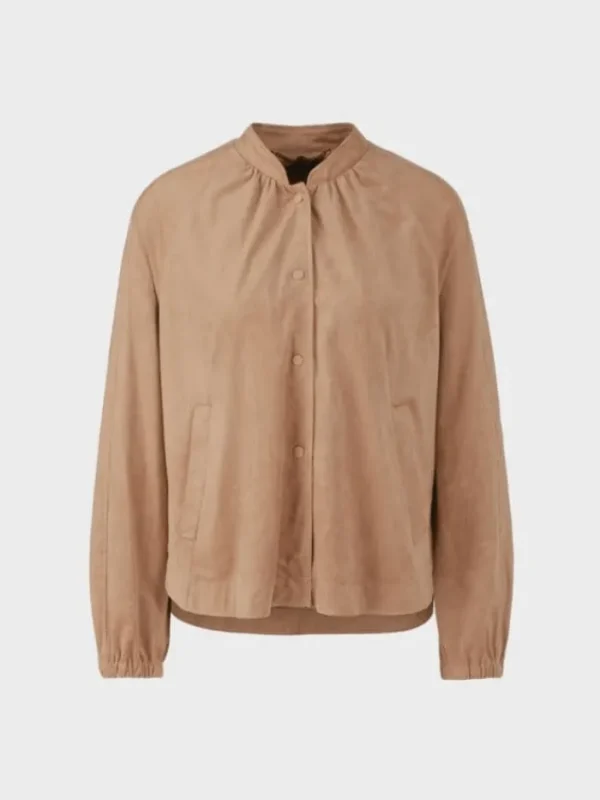 Marc Cain Collections Coats And Jackets | Gifts Under £100^T Fudge Faux Suede Jacket SC 31.28 J26 COL 618