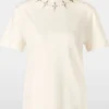 Marc Cain Collections Sweatshirts And T-Shirts | Tops^T Shirt With Rhinestone Details XC 48.16 J13 COL