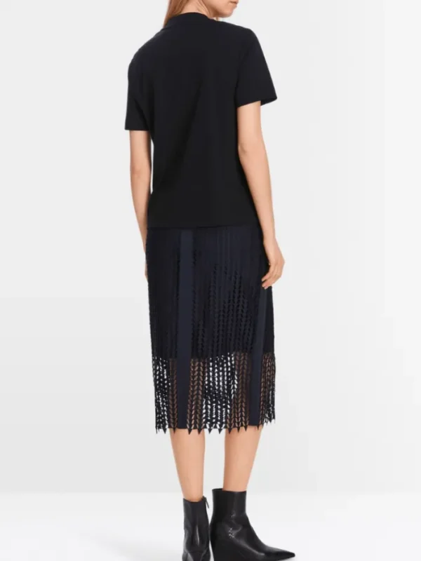 Marc Cain Collections Sweatshirts And T-Shirts | Tops^T Shirt With Rhinestones Detail XC 48.16 J13 COL