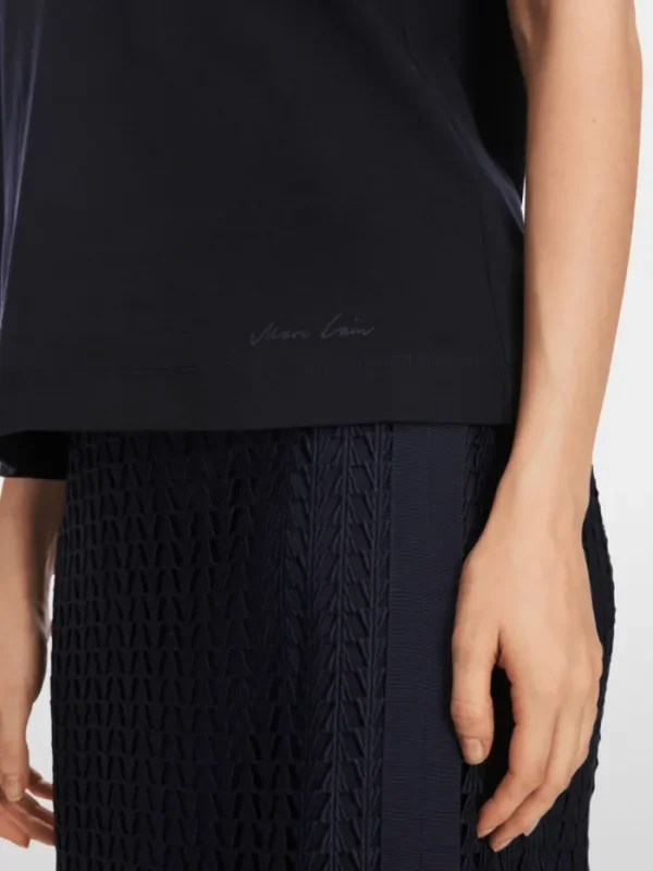 Marc Cain Collections Sweatshirts And T-Shirts | Tops^T Shirt With Rhinestones Detail XC 48.16 J13 COL