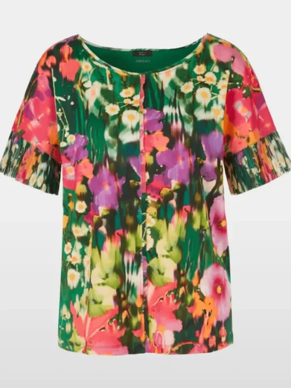 Marc Cain Collections Tops | Gifts Under £250^Top With Pleated Sleeves XC 48.27 J04 COL 558