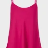 Marc Cain Collections Tops | Sweatshirts And T-Shirts^Top With Beaded Straps In Deep Fuchsia WC 61.27