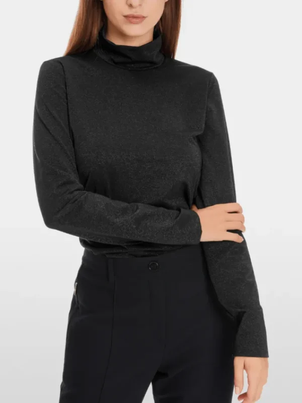 Marc Cain Collections Tops | Gifts Under £100^Turtleneck Top In Black XC 48.28 J34 COL 900