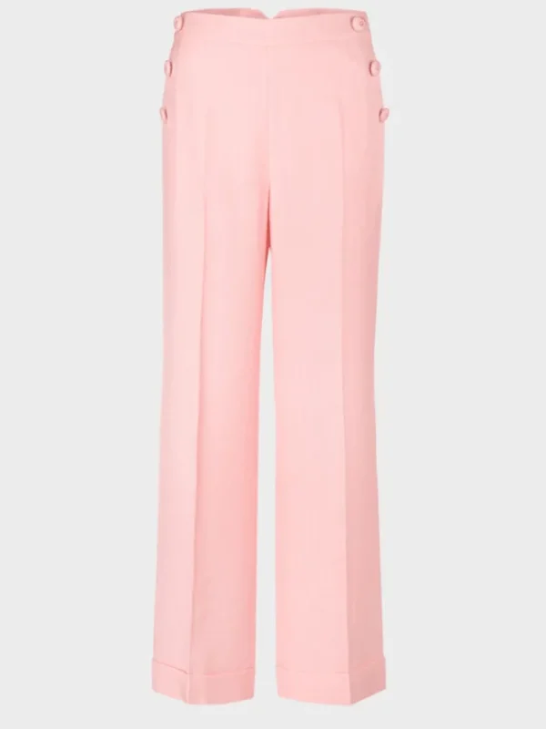 Marc Cain Collections Trousers | Gifts Under £100^WHEATON Wide Straight Leg Trousers In Soft Seash