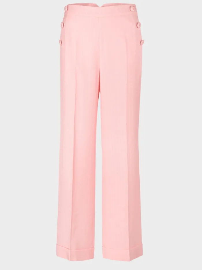marc_cain_collections_whe_0.webp Marc Cain Collections Trousers | Gifts Under £100^WHEATON Wide Straight Leg Trousers In Soft Seash