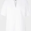 Marc Cain Collections Tops | Gifts Under £100^White Blouse With Lace Details WC 51.34 W93 COL