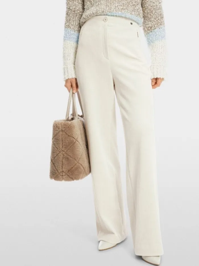 marc_cain_collections_wid_2.webp Marc Cain Collections Gifts Under £250^Wide Fit Trousers In Light Beige XC 81.49 J31 Co