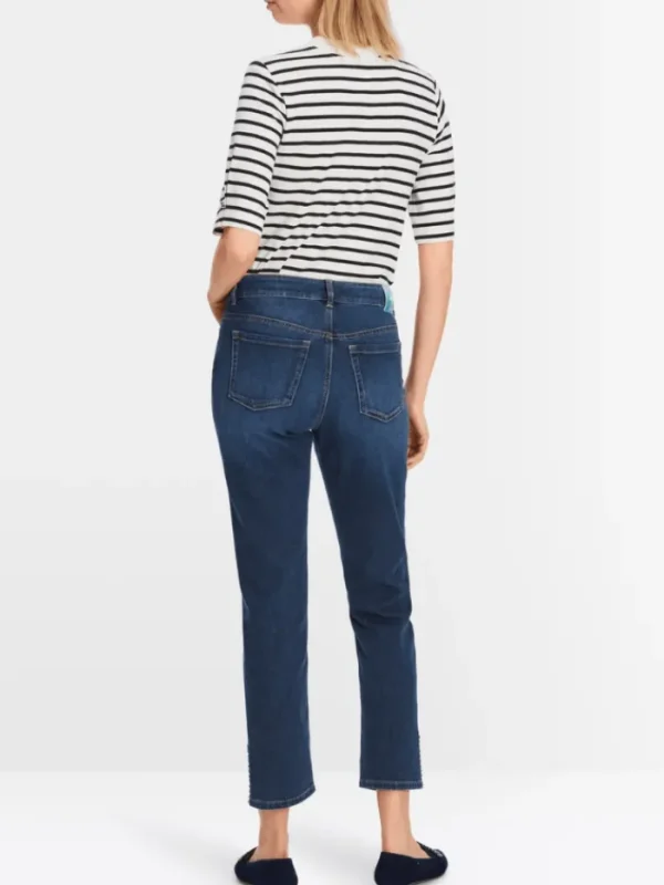 Marc Cain Collections Denim | Gifts Under £250^WIGAN Indigo Jeans With Rhinestones XC 82.14 D31