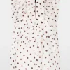 Marc Cain Collections Tops | Gifts Under £250^Women's Ruffled Blouse With Polka Dots Blouse YC