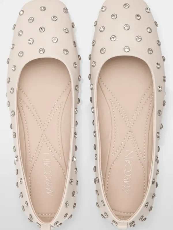 Marc Cain Collections Footwear | Footwear^Women's Ballerina Flat Shoes With Crystals YC SF
