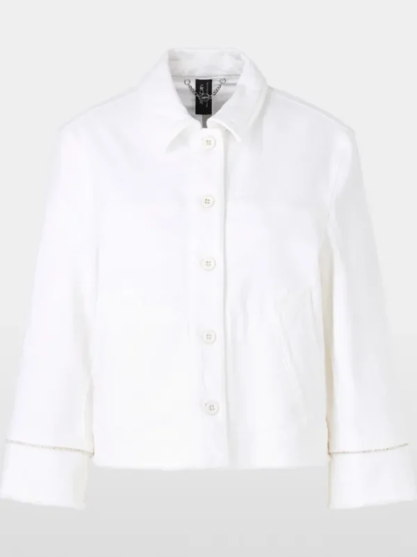 Marc Cain Collections Coats And Jackets | Denim^Women's Rethink Together Denim Jacket In Off Whi