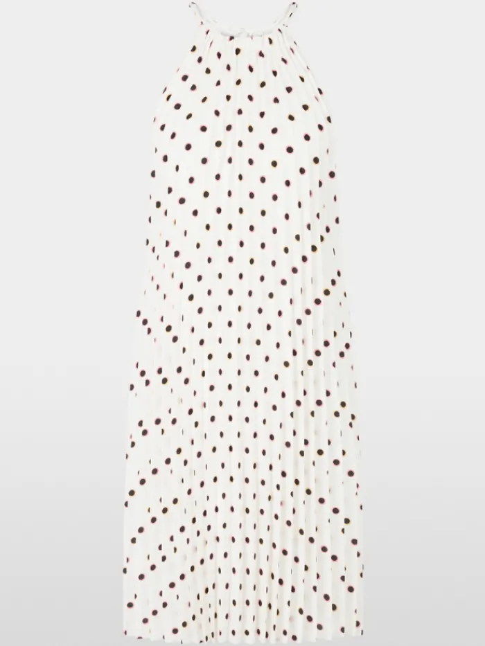 marc_cain_collections_wom_0-8.webp Marc Cain Collections Dresses | Gifts Under £250^Women's Dotted Neckholder Dress YC 21.22 W28 COL