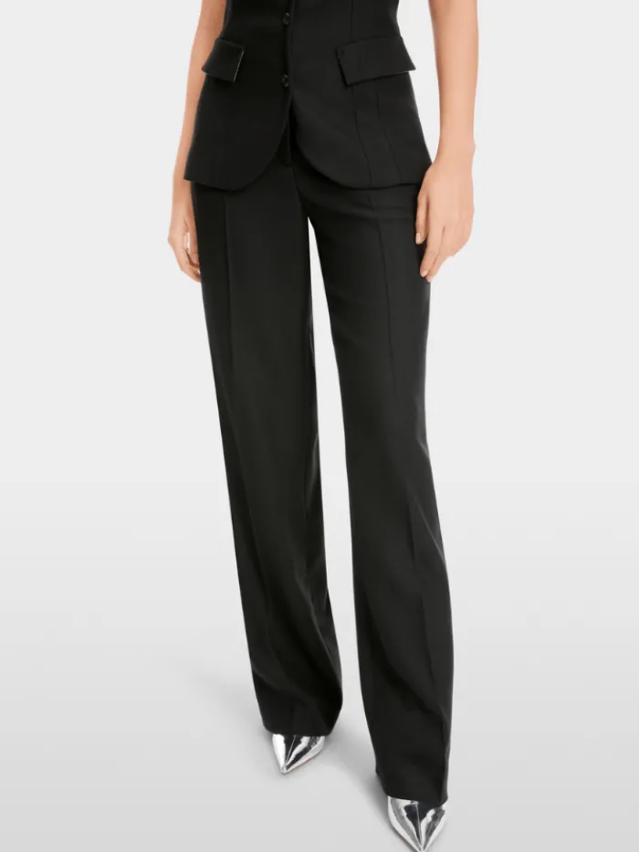 marc_cain_collections_wom_1-20.webp Marc Cain Collections Trousers | Gifts Under £250^Women's WUKARI Wide Fit Trousers In Black XC 81.