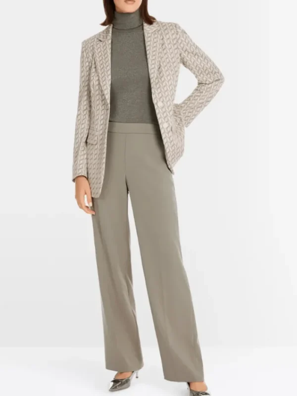 Marc Cain Collections Gifts Under £250^Women's Pull On Trousers In Sage Powder YC 81.15