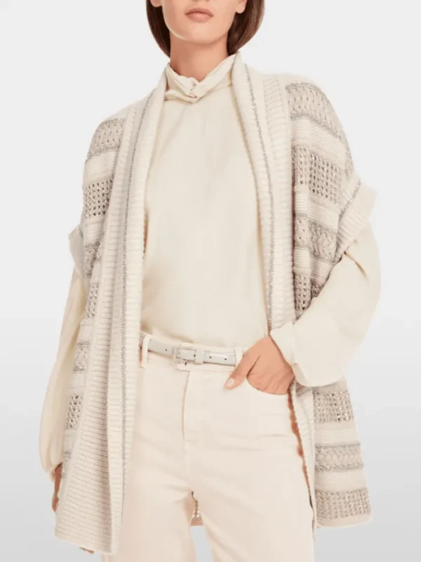 Marc Cain Collections Coats And Jackets | Knitwear^Women's Longline Waistcoat Cardigan YC 37.01 M09