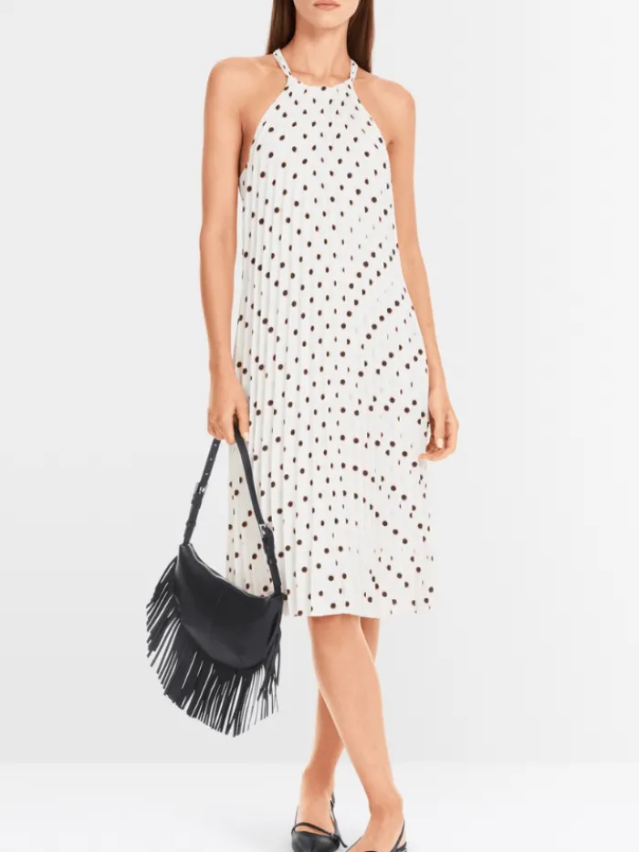 marc_cain_collections_wom_1-8.webp Marc Cain Collections Dresses | Gifts Under £250^Women's Dotted Neckholder Dress YC 21.22 W28 COL