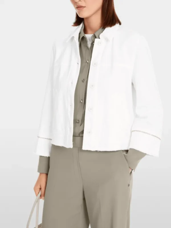 Marc Cain Collections Coats And Jackets | Denim^Women's Rethink Together Denim Jacket In Off Whi