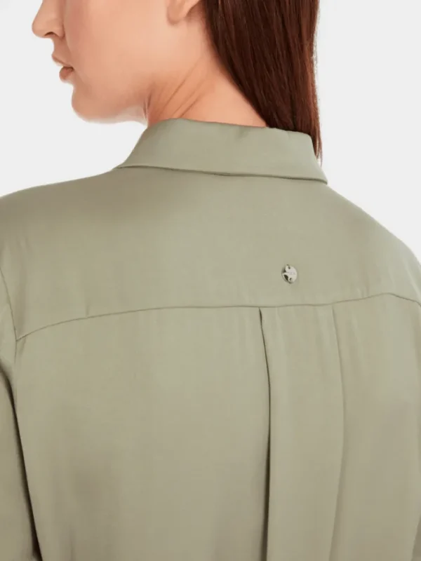Marc Cain Collections Tops | Gifts Under £250^Women's Blouse In Sage Powder YC 51.12 W01 COL 5